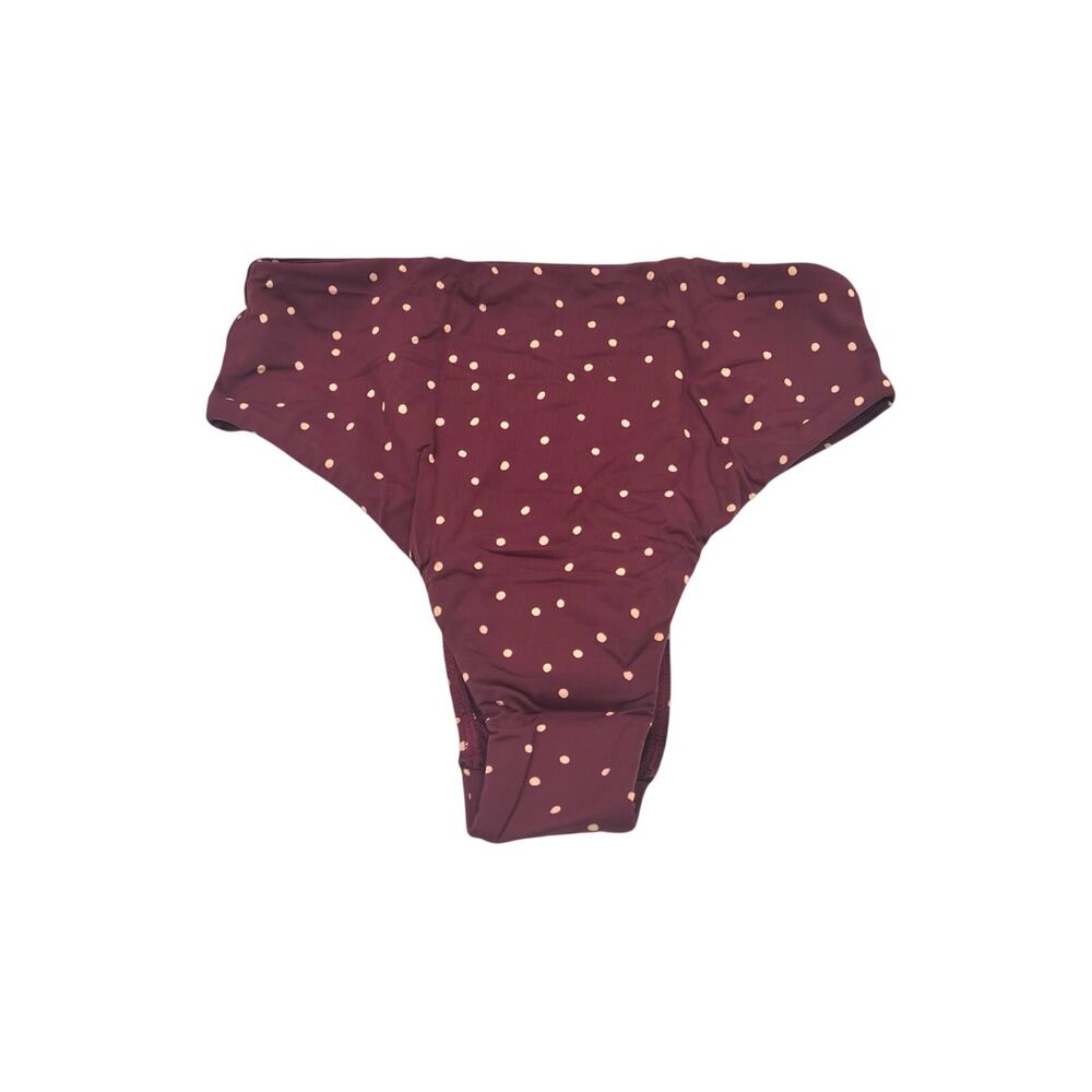 ViX Paula Hermanny Lola Hot Pant Bikini Bottom Polka Dot High Waist XS NWT